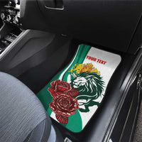 Bulgaria Car Mats Coat of Arms Lion with Roses - Wonder Print Shop