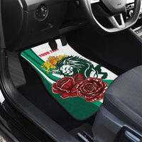 Bulgaria Car Mats Coat of Arms Lion with Roses - Wonder Print Shop
