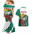 Bulgaria Couples Matching Mermaid Dress and Hawaiian Shirt Coat of Arms Lion with Roses - Wonder Print Shop