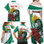 Bulgaria Family Matching Off Shoulder Maxi Dress and Hawaiian Shirt Coat of Arms Lion with Roses - Wonder Print Shop