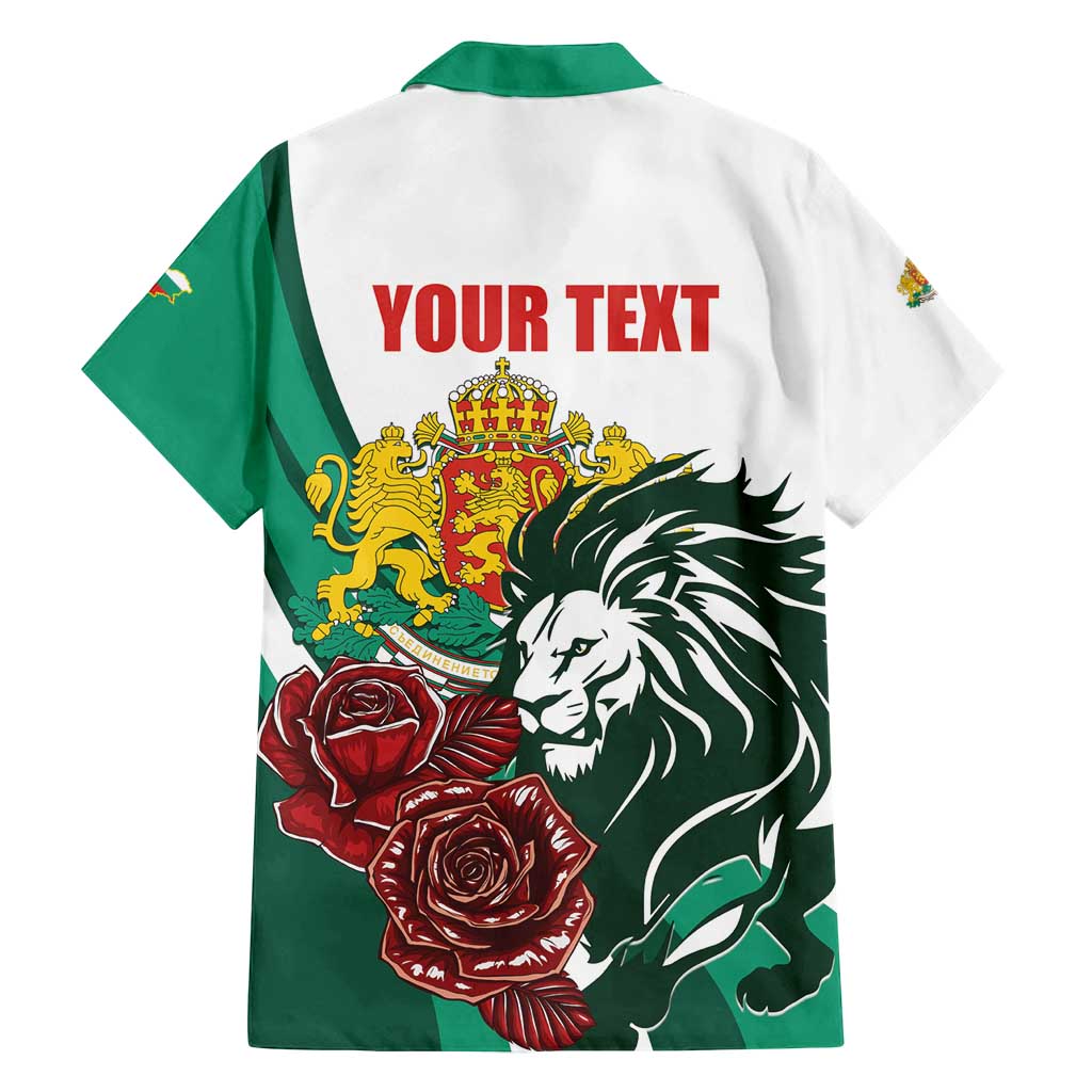 Bulgaria Family Matching Off Shoulder Maxi Dress and Hawaiian Shirt Coat of Arms Lion with Roses - Wonder Print Shop