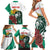 Bulgaria Family Matching Short Sleeve Bodycon Dress and Hawaiian Shirt Coat of Arms Lion with Roses - Wonder Print Shop