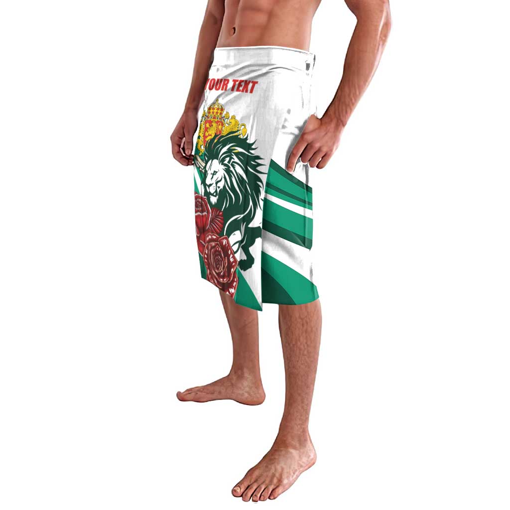 Bulgaria Lavalava Coat of Arms Lion with Roses - Wonder Print Shop