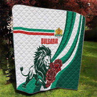 Bulgaria Quilt Coat of Arms Lion with Roses - Wonder Print Shop