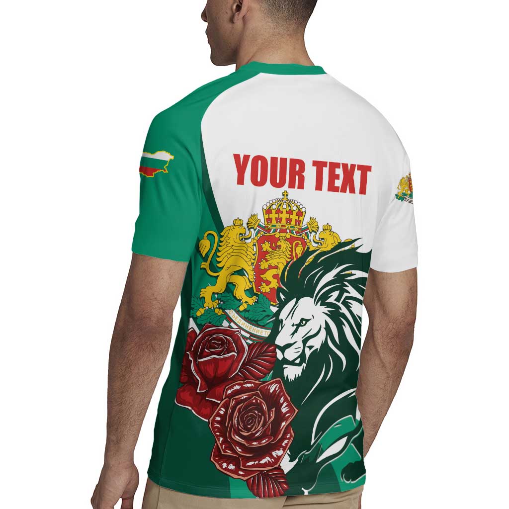 Bulgaria Rugby Jersey Coat of Arms Lion with Roses - Wonder Print Shop