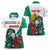 Bulgaria Women Polo Shirt Coat of Arms Lion with Roses - Wonder Print Shop