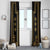 Bulgaria Traditional Pattern Gold Window Curtain Balkan Culture - Wonder Print Shop