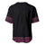 Bulgaria Traditional Pattern Pink Baseball Jersey Balkan Culture - Wonder Print Shop