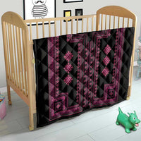 Bulgaria Traditional Pattern Pink Quilt Balkan Culture - Wonder Print Shop