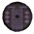 Bulgaria Traditional Pattern Purple Spare Tire Cover Balkan Culture - Wonder Print Shop