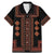 Bulgaria Traditional Pattern Red Family Matching Mermaid Dress and Hawaiian Shirt Balkan Culture - Wonder Print Shop