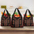 Bulgaria Traditional Pattern Red Grocery Bag Balkan Culture