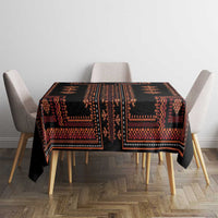 Bulgaria Traditional Pattern Red Tablecloth Balkan Culture - Wonder Print Shop