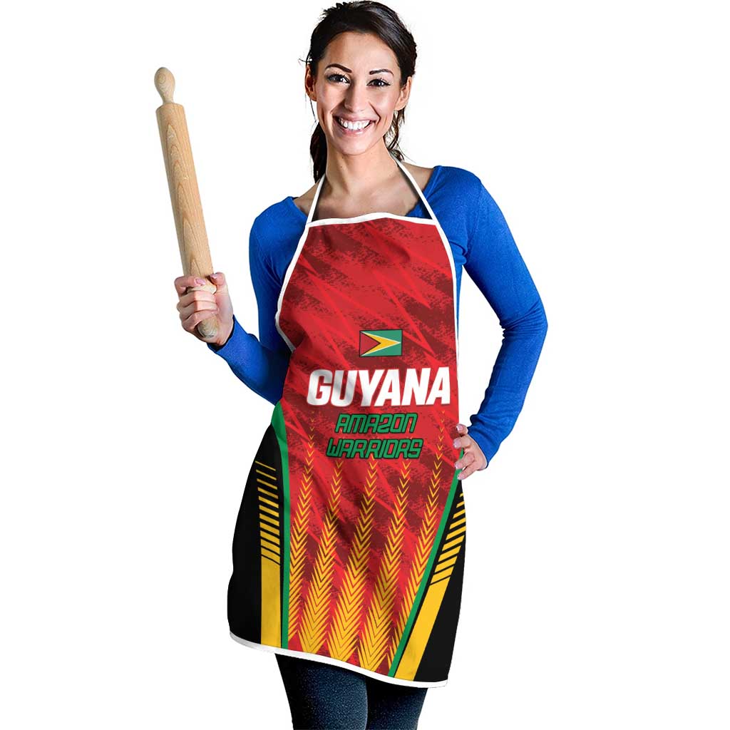 Amazon Warriors Guyana Cricket Apron Ready For Glory Red Version - Wonder Print Shop