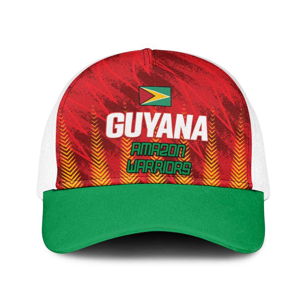 Amazon Warriors Guyana Cricket Baseball Net Cap Ready For Glory Red Version - Wonder Print Shop