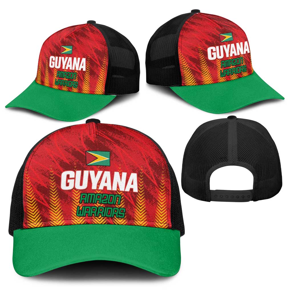 Amazon Warriors Guyana Cricket Baseball Net Cap Ready For Glory Red Version - Wonder Print Shop