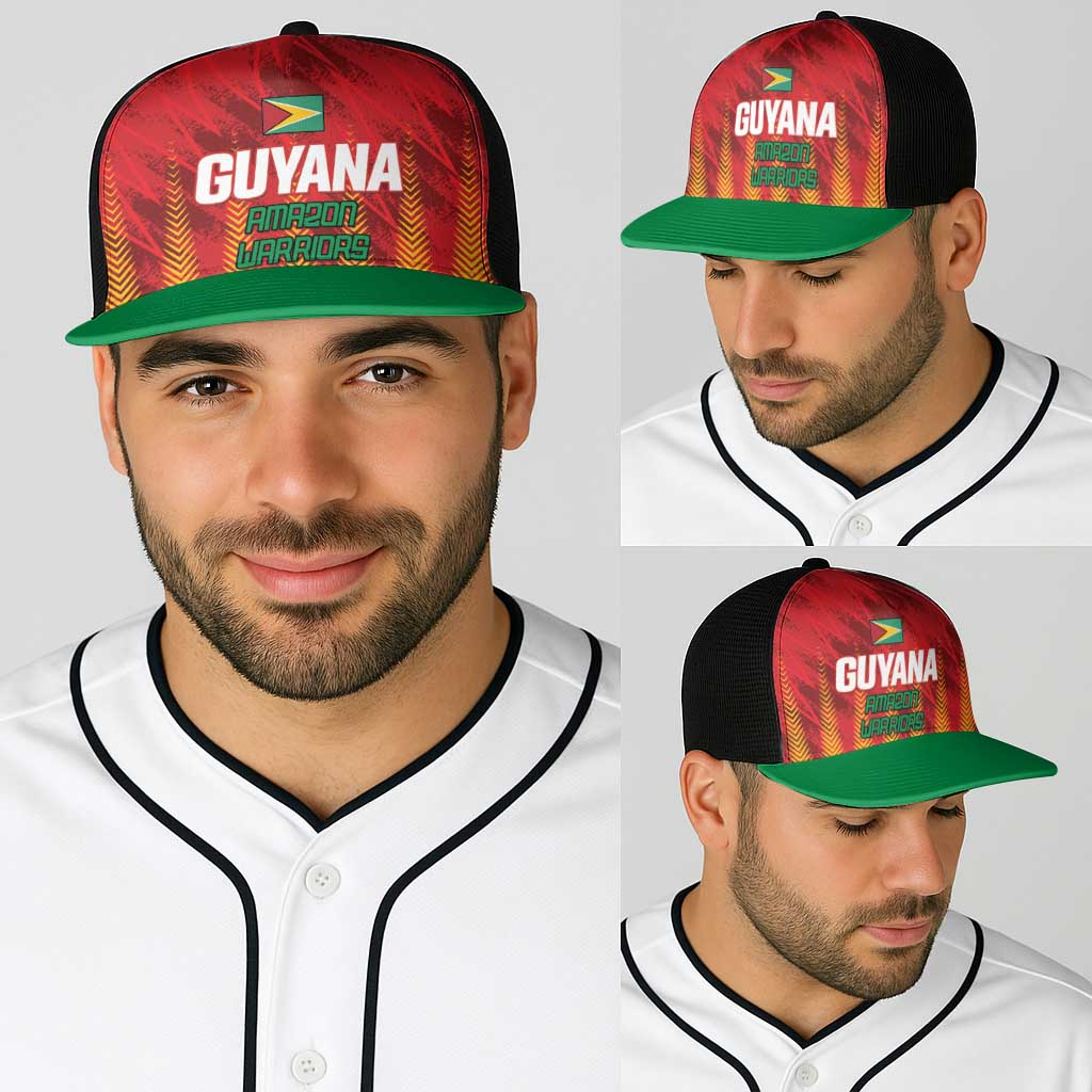 Amazon Warriors Guyana Cricket Baseball Net Cap Ready For Glory Red Version - Wonder Print Shop