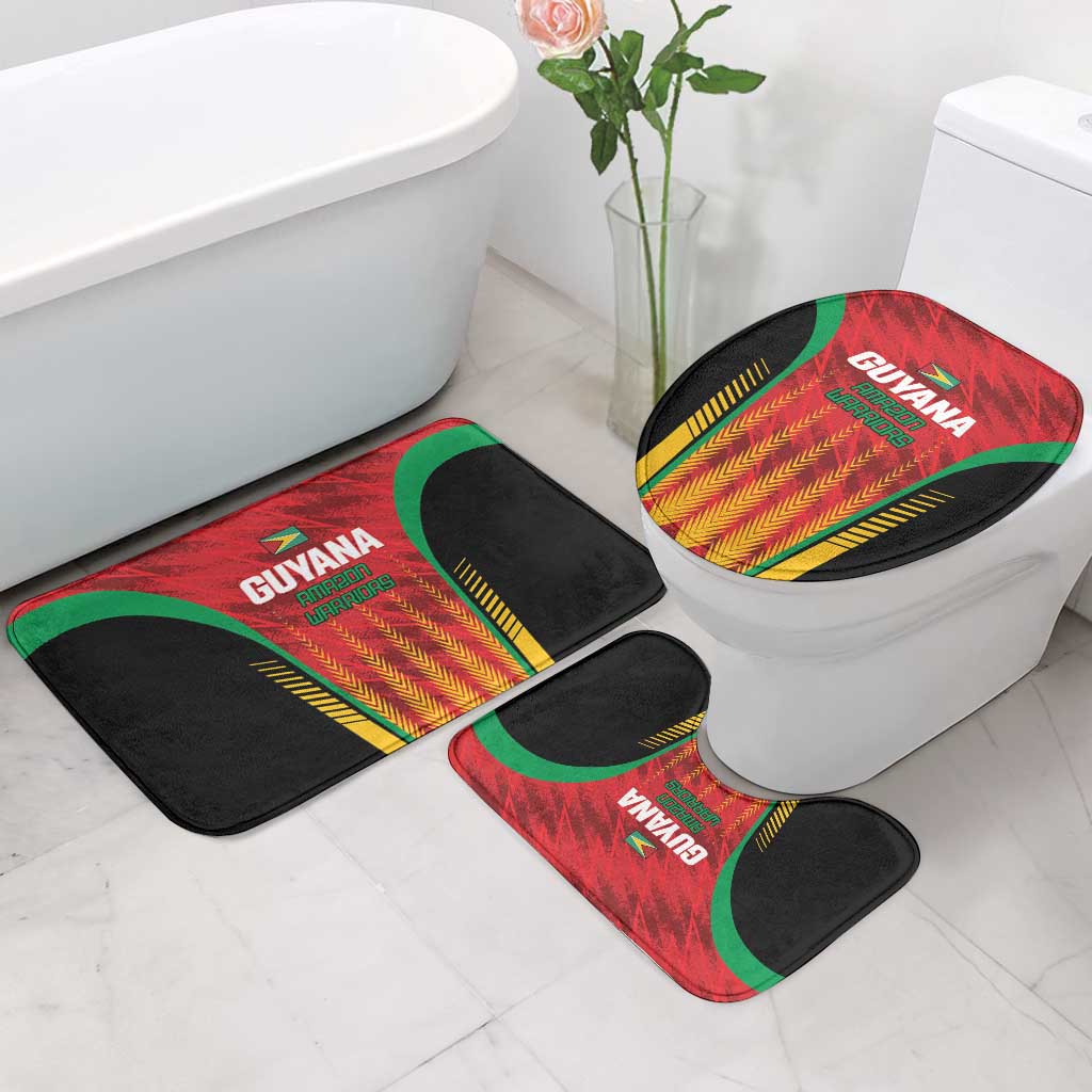 Amazon Warriors Guyana Cricket Bathroom Set Ready For Glory Red Version - Wonder Print Shop