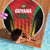 Custom Amazon Warriors Guyana Cricket Beach Blanket Ready For Glory Red Version - Wonder Print Shop