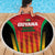 Custom Amazon Warriors Guyana Cricket Beach Blanket Ready For Glory Red Version - Wonder Print Shop