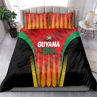 Custom Amazon Warriors Guyana Cricket Bedding Set Ready For Glory Red Version - Wonder Print Shop