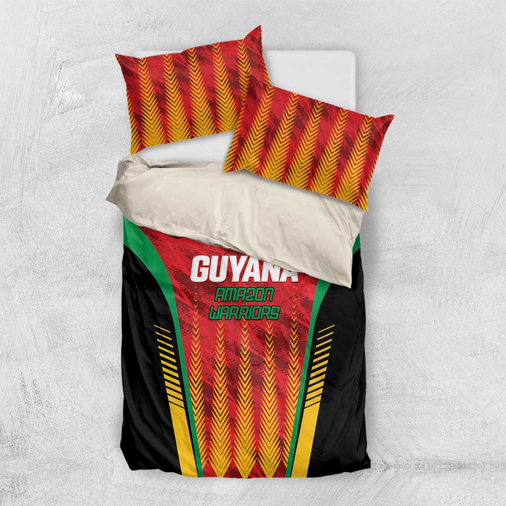 Custom Amazon Warriors Guyana Cricket Bedding Set Ready For Glory Red Version - Wonder Print Shop
