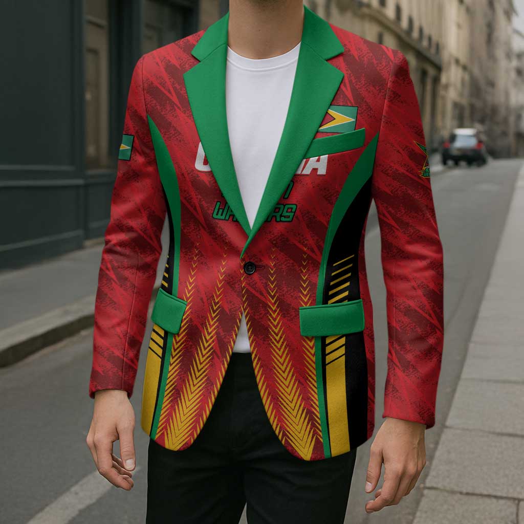 Custom Amazon Warriors Guyana Cricket Blazer Ready For Glory Red Version - Wonder Print Shop