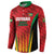 Custom Amazon Warriors Guyana Cricket Button Sweatshirt Ready For Glory Red Version - Wonder Print Shop