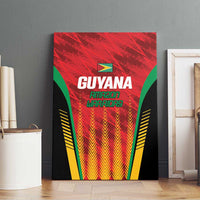 Custom Amazon Warriors Guyana Cricket Canvas Wall Art Ready For Glory Red Version - Wonder Print Shop