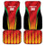 Custom Amazon Warriors Guyana Cricket Car Mats Ready For Glory Red Version - Wonder Print Shop