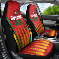 Custom Amazon Warriors Guyana Cricket Car Seat Cover Ready For Glory Red Version - Wonder Print Shop