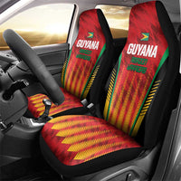 Custom Amazon Warriors Guyana Cricket Car Seat Cover Ready For Glory Red Version - Wonder Print Shop