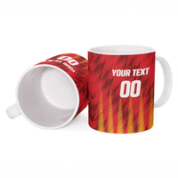 Custom Amazon Warriors Guyana Cricket Ceramic Mug Ready For Glory Red Version - Wonder Print Shop