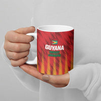 Custom Amazon Warriors Guyana Cricket Ceramic Mug Ready For Glory Red Version - Wonder Print Shop