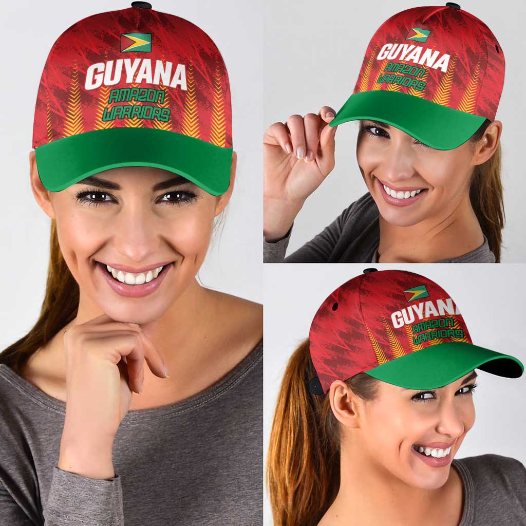 Amazon Warriors Guyana Cricket Classic Cap Ready For Glory Red Version - Wonder Print Shop