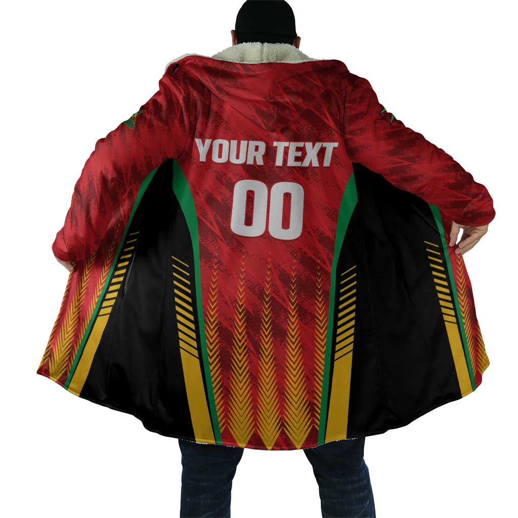Custom Amazon Warriors Guyana Cricket Cloak Ready For Glory Red Version - Wonder Print Shop