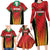 Custom Amazon Warriors Guyana Cricket Family Matching Long Sleeve Bodycon Dress and Hawaiian Shirt Ready For Glory Red Version - Wonder Print Shop