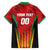 Custom Amazon Warriors Guyana Cricket Family Matching Off The Shoulder Long Sleeve Dress and Hawaiian Shirt Ready For Glory Red Version - Wonder Print Shop
