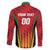 Custom Amazon Warriors Guyana Cricket Family Matching Off Shoulder Maxi Dress and Hawaiian Shirt Ready For Glory Red Version - Wonder Print Shop