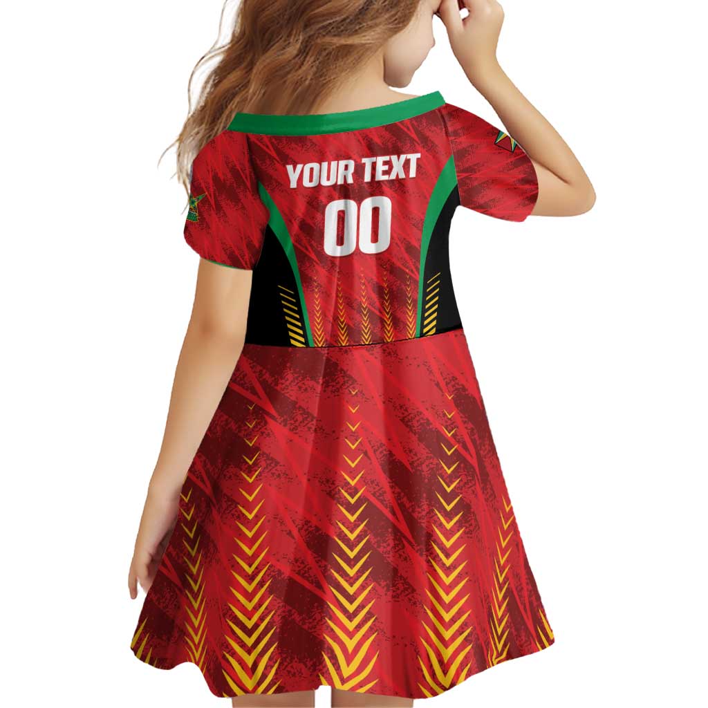 Custom Amazon Warriors Guyana Cricket Family Matching Puletasi and Hawaiian Shirt Ready For Glory Red Version - Wonder Print Shop