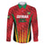 Custom Amazon Warriors Guyana Cricket Family Matching Puletasi and Hawaiian Shirt Ready For Glory Red Version - Wonder Print Shop