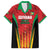 Custom Amazon Warriors Guyana Cricket Family Matching Short Sleeve Bodycon Dress and Hawaiian Shirt Ready For Glory Red Version - Wonder Print Shop