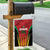 Custom Amazon Warriors Guyana Cricket Garden Flag Ready For Glory Red Version - Wonder Print Shop