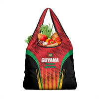 Custom Amazon Warriors Guyana Cricket Grocery Bag Ready For Glory Red Version - Wonder Print Shop