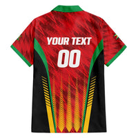 Custom Amazon Warriors Guyana Cricket Hawaiian Shirt Ready For Glory Red Version - Wonder Print Shop