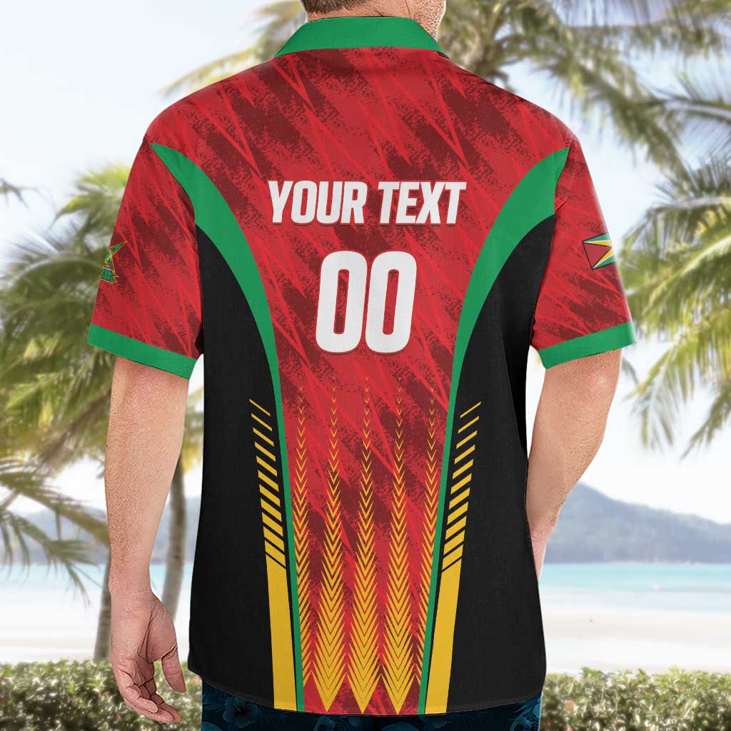 Custom Amazon Warriors Guyana Cricket Hawaiian Shirt Ready For Glory Red Version - Wonder Print Shop