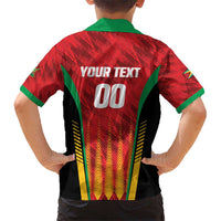 Custom Amazon Warriors Guyana Cricket Hawaiian Shirt Ready For Glory Red Version - Wonder Print Shop