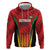 Custom Amazon Warriors Guyana Cricket Hoodie Ready For Glory Red Version - Wonder Print Shop