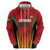 Custom Amazon Warriors Guyana Cricket Hoodie Ready For Glory Red Version - Wonder Print Shop