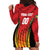 Custom Amazon Warriors Guyana Cricket Hoodie Dress Ready For Glory Red Version - Wonder Print Shop